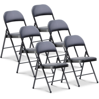 Cosco Metal Folding Chairs Walmart Padded Folding Chair Vinyl