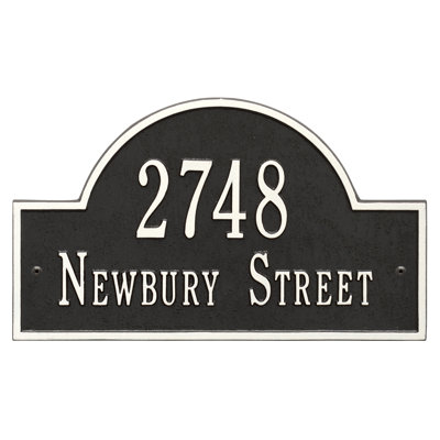 2-Line Wall Address Plaque