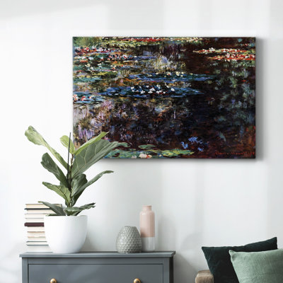 «Water garden at Giverny» par Monet-Gallery, toile tendue