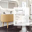 Meuble-lavabo simple 64 po avec plateau Haven