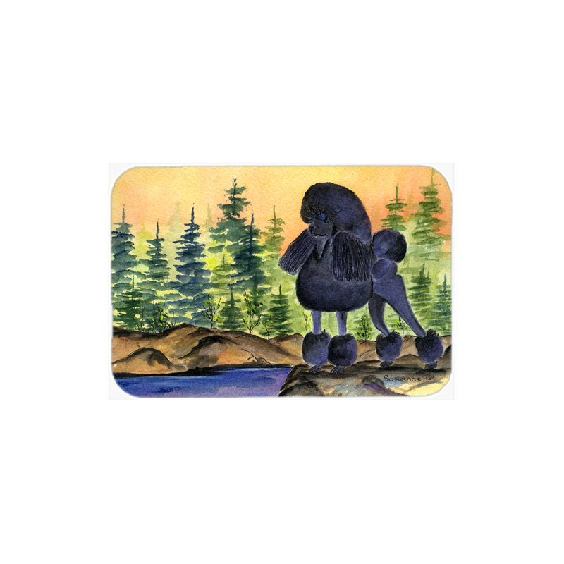 Poodle Glass Cutting Board