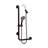 Ergo SlideBar Ergonomic Soft Grip 32mm Diameter ADA Compliant 500 lb Weight Capacity Slide Bar and Handshower Left-27355630
