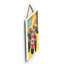 Scalextric Vintage Retro Poster Design On Wooden Plaque