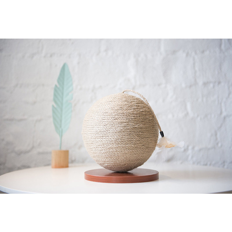 Grattoir Rockdale Cactus Ball, Beige, H 12 po x l 11 po x P 11 po