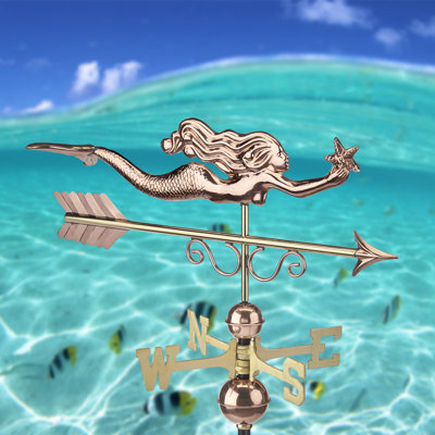 28'' H Metal Nautical & Beach Weathervane