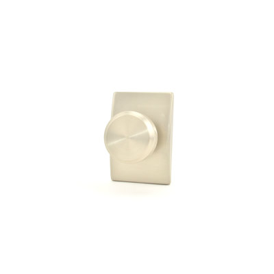 Bowery Knob with Century Trim Non-Turning Lock