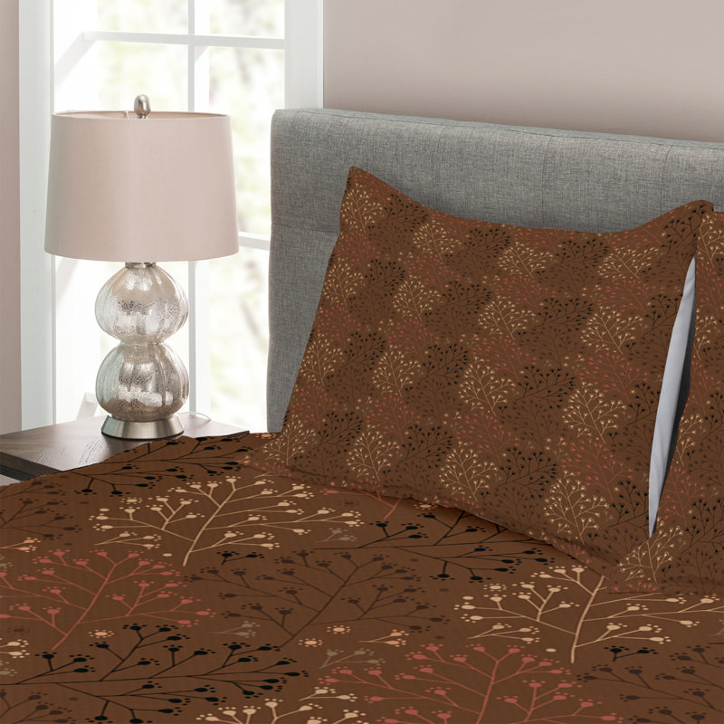 Ackler Brown Standard Cotton 2 Piece Set, 220 x 264 cm