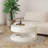 Modern Round Coffee Table with Storage and Vertical Stripe Design for Living Room and Bedroom, Perfect for Stylish and Organized Spaces.-205170285