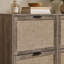 Range-chaussures 4 portes, armoire de rangement pour chaussures autoportante moderne
