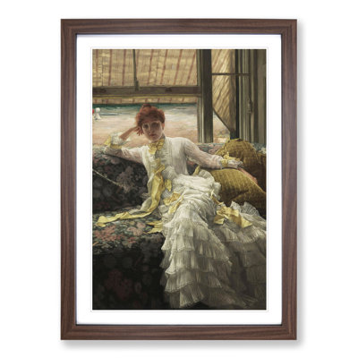 Lady at the Seaside by James Tissot - Picture Frame Painting