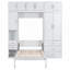 Lit escamotable avec casiers et armoires Murphy-1300161555