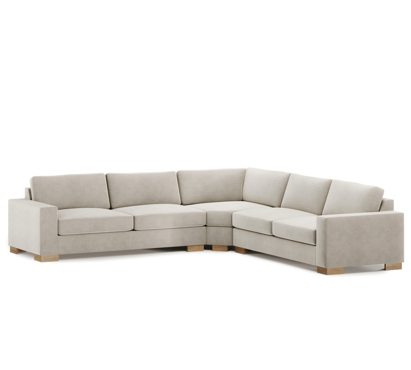Canapé d'angle 3 pièces Berkeley, H 36 po x l 130 po x P 40 po
