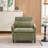 Upholstered Small Sofa Bed Lazy Sofa With Pillow-1821778502