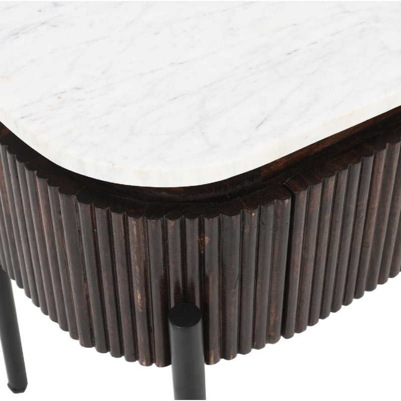 Junien Side Table with Storage