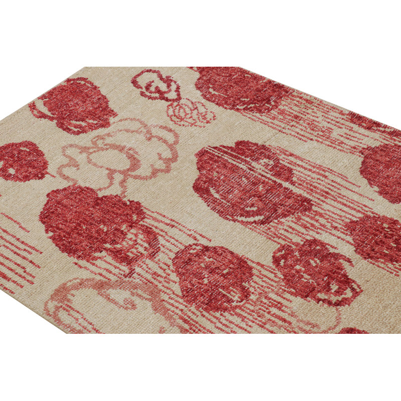 Distressed Homage Floral Area Rug, Runner 2'6" x 14'