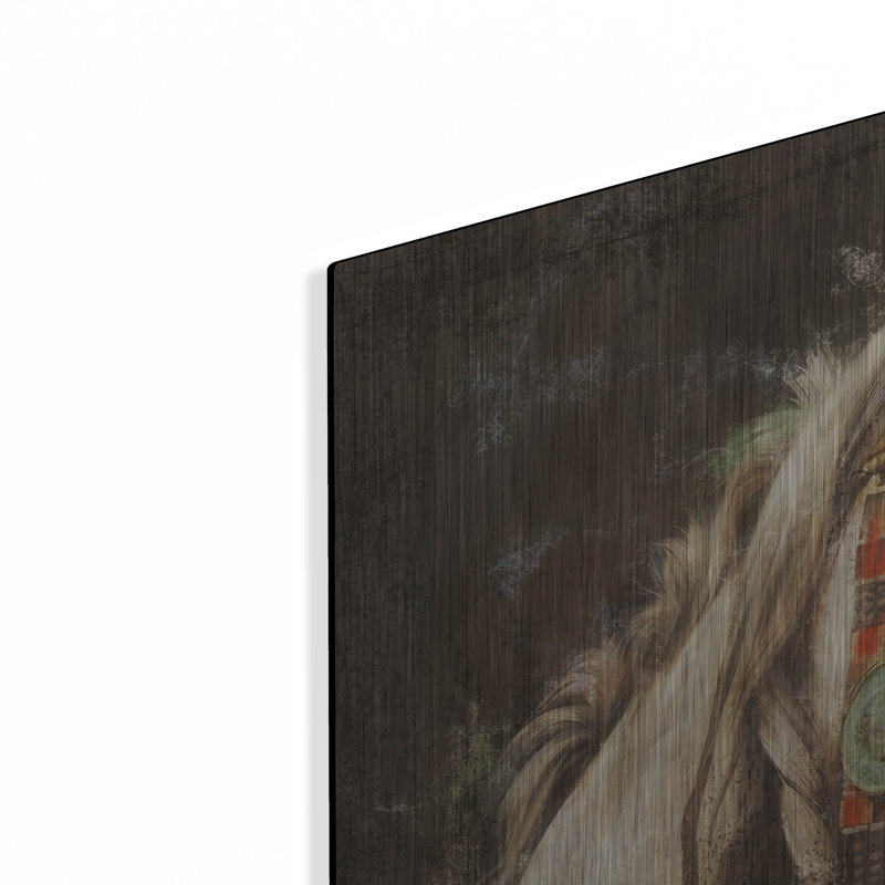 Union rustique «War Horse No. 2» par Marta Wiley, art mural en métal, H 36 po x l 36 po