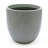 Acushnet 13.7" Dia Light Gray Planter, Outdoor Planter with Drainage Hole-1398424972-1398425010