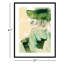 «Elphaba Minimalist Peinture 09» par Iris Lehnhardt, reproduction d'art encadrée sur bois-1088650042-1088650038