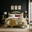 French Countryside Red/Natural Linen Duvet Cover Set-60702921