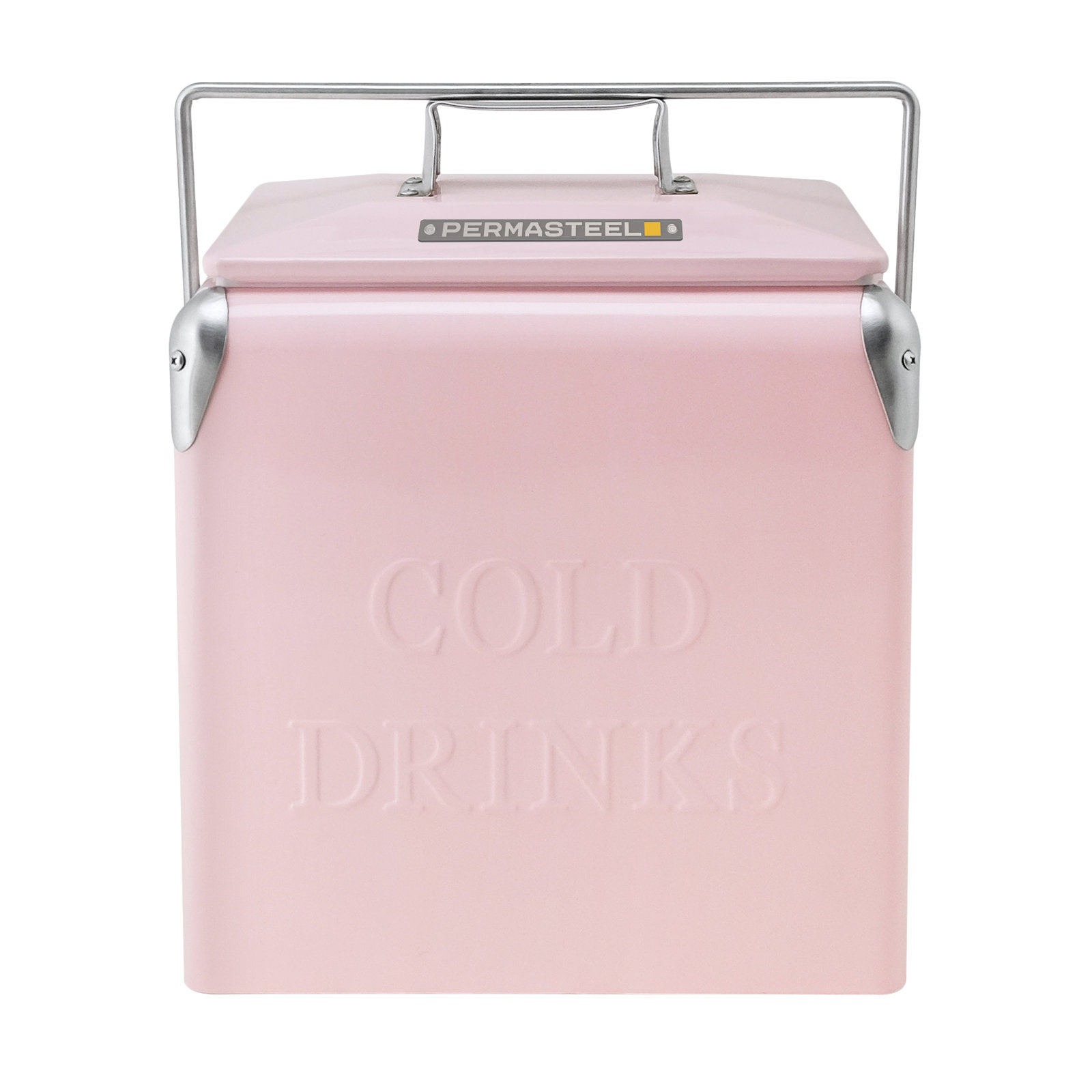 Permasteel 14-Quart Small Portable Cooler, Pink