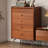 Modern Walnut Solid Wood Accent Cabinet