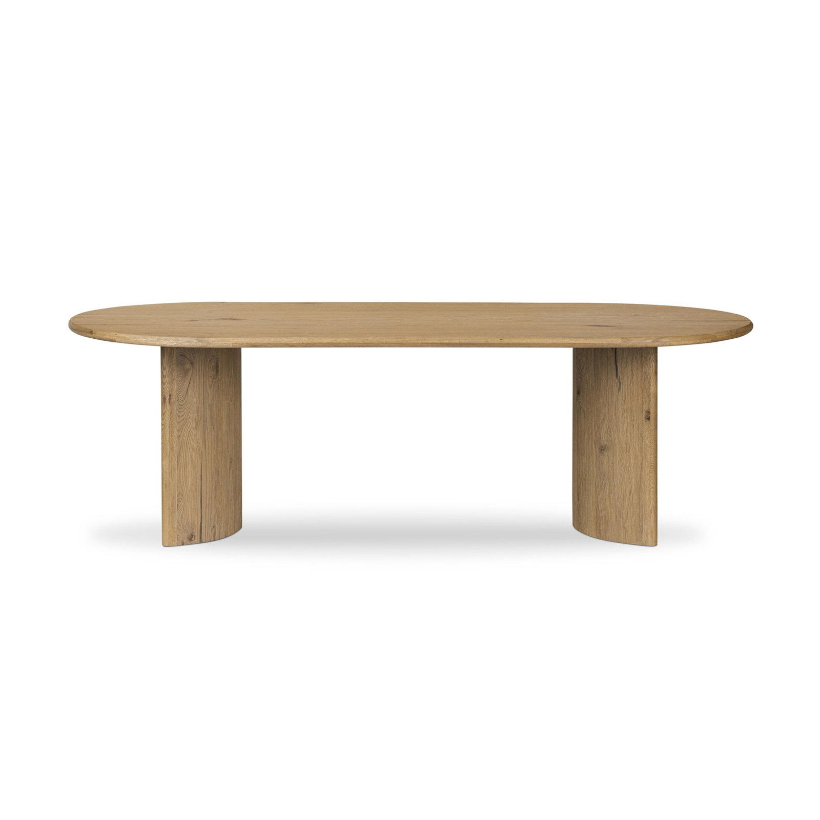 Haiden Dining Table, 30" H x 118" W x 42" D, Worn Oak Veneer
