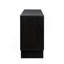 Buffet 63 po Scandi avec tiroirs biseautés, noir-1693958569