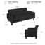 2 Seater Faux Leather Sofa