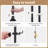 Floor to Ceiling Tension Pole Coat Rack, Adjustable Height Freestanding Coat Hanger with 12 Hooks