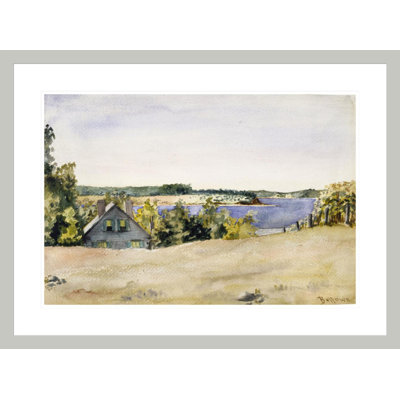 Gardiner's Bay from Sag Harbor by George Wesley Bellows -Framed Giclee Print