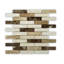 Kingsway 12" x 12" Marble Mosaic Subway Wall & Floor Tile
