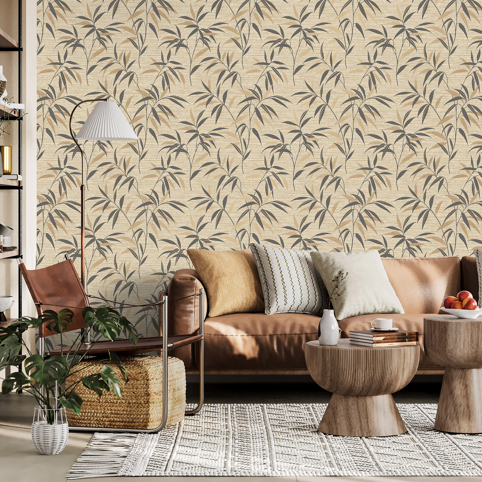 Aluta Wallpaper Double Roll, Natural