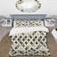 Ensemble de housse de couette rétro beige Midcentury Circles V - Midcentury-109156448