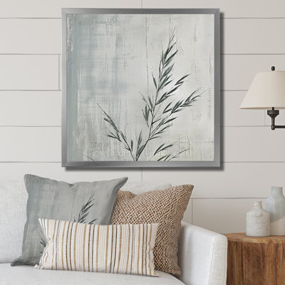 " Gray Leaves Pewter Pine "