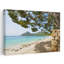Reproduction d'art mural paysage de plage abstrait palmier paysage côtier-1876910900