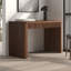 Bureau rectangulaire cannelé en noyer satiné de 47,5 po de large Palmera-1676481386