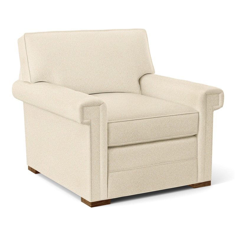 Davidson Armchair, No, Kimoni Natural, Dove Gray