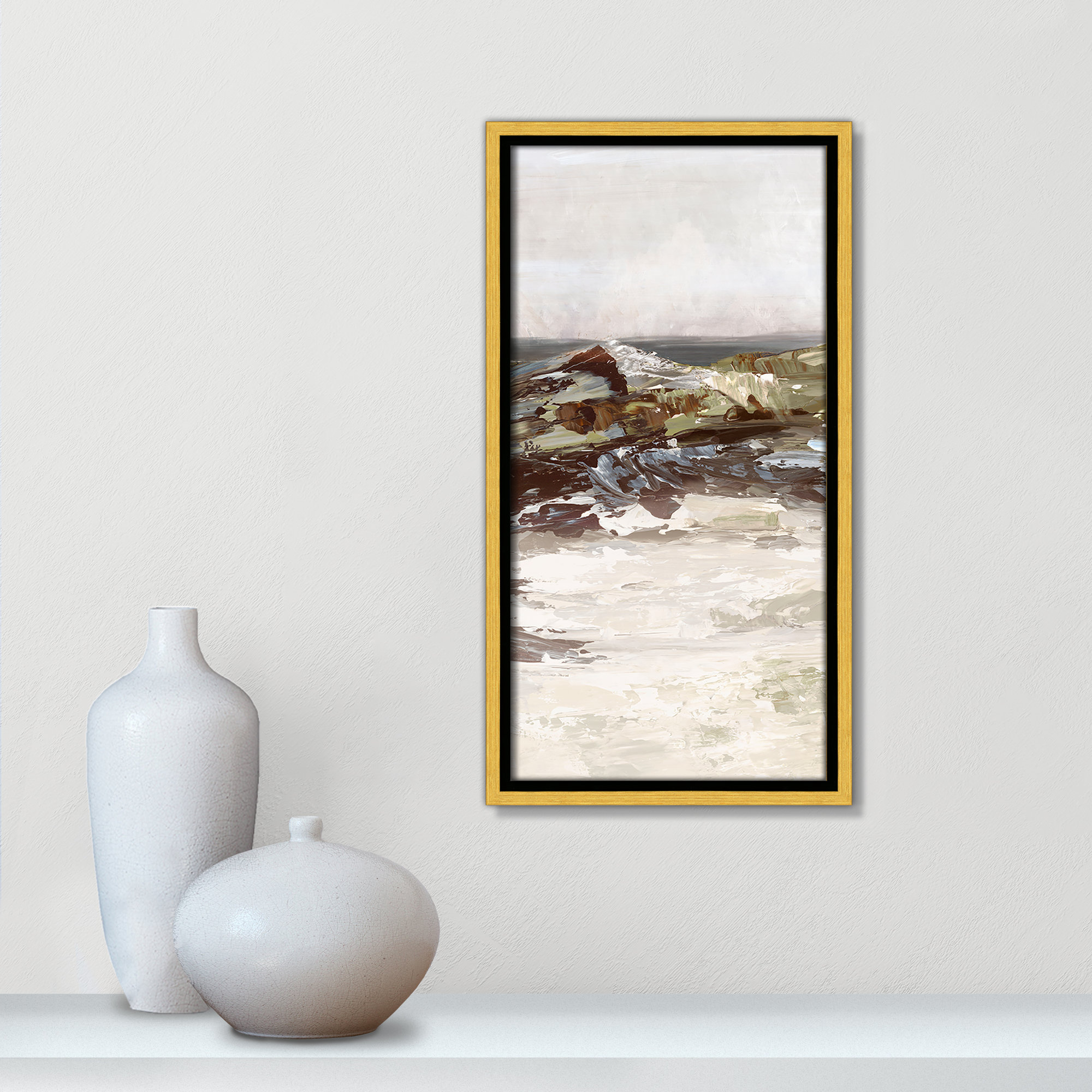 Stoney Peak Print by , Gold, 17.5" H x 9.5" W