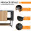 Meuble-lavabo simple 47,22 po avec plateau Salay-154677564