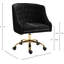 Chaise de travail en velours Casmir-1065815957-1065765928