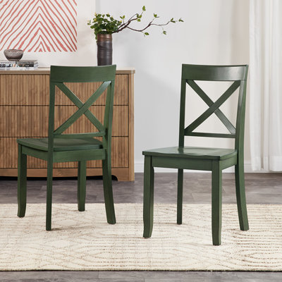 Chaises de salle à manger en bois de noyer de 17 po Bronxton