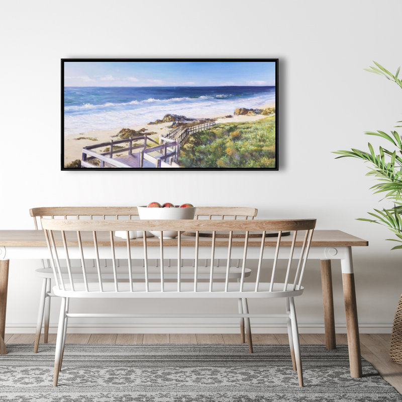 «Walk To The Beach», reproduction sur toile
