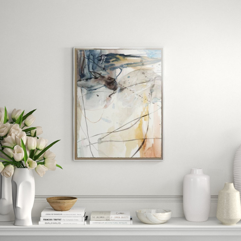 Deep Autumn Leaves II Print by Sara Brown, 30" H x 24" W x 1.5" D, Plexi Box Art
