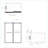 Molly 60" W X 32" D X 76" H Frameless Shower Door Rectangular Shower Kit In Chrome With Frosted Glass Finish-123408352