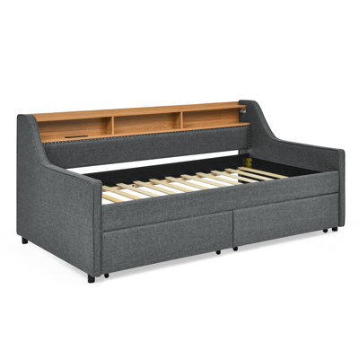 Nikali Upholstered Daybed by Hokku Designs