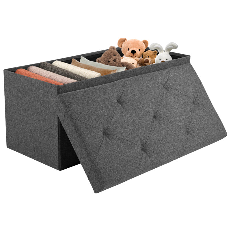 Kesa 30" Wide Rectangle Standard Ottoman with Storage