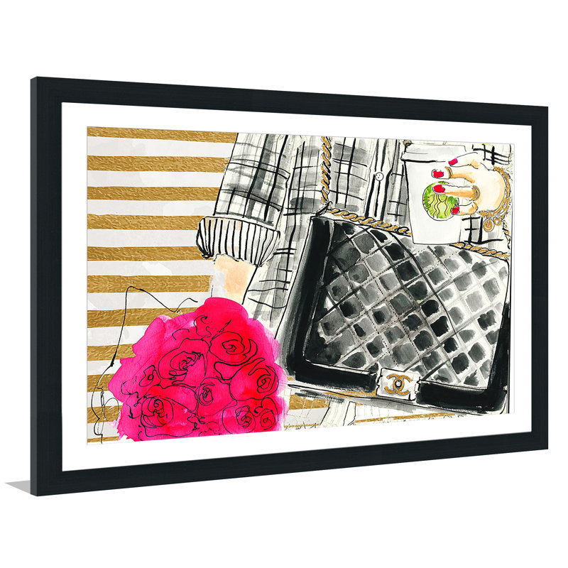 " Saturday " by BY Jodi, 27.5" H x 39.5" W, Acrylic Framed, Transparent Mat