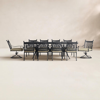 Brockport 132" Sunbrella® Patio Dining Set