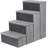 TRIXIE Pawsome Ascent Foldable 4-Step Pet Stairs with Storage, Collapsible, Storage Compartments for Toys