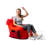 Big Joe Dorm Bean Bag Chair with Drink Holder and Pocket, Durable Polyester -1295274681